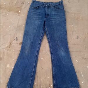 Vintage 1970s JC Penny Denim Bell bottom Jeans. Size 30 x 30